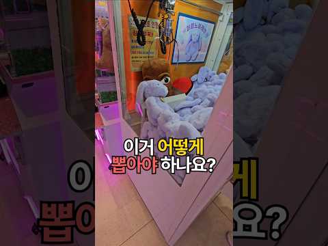 인형뽑기에 이거 어떻게 뽑아야함?
