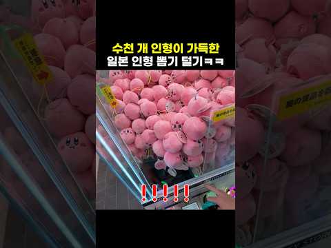 수천 개 인형이 가득한 일본 인형 뽑기 털기ㅋㅋ #shorts #인형뽑기 #뽑기